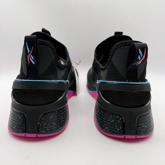 Reebok Mens Nano X3 Froning Sneaker US 12 EU 45.5 Black Pink Athletic NIB - Picture 9 of 12